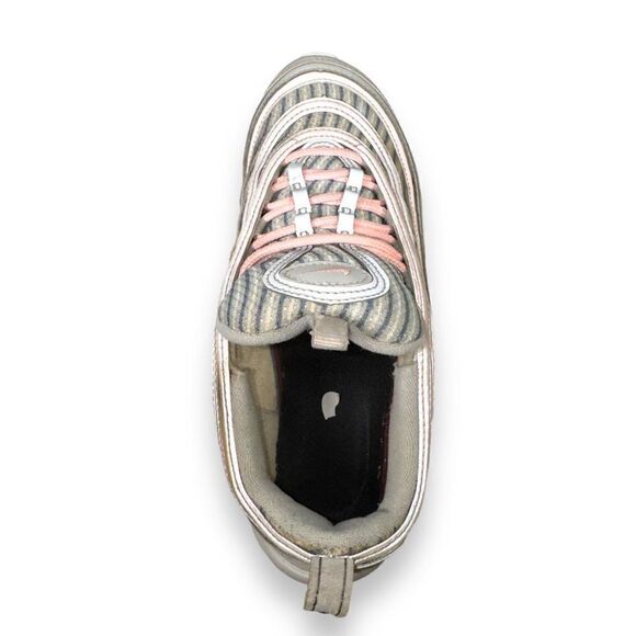 Nike by You Air Max 97 Sneakers Grey / White / Pink DJ3180-991 Women's 7 - Picture 9 of 11